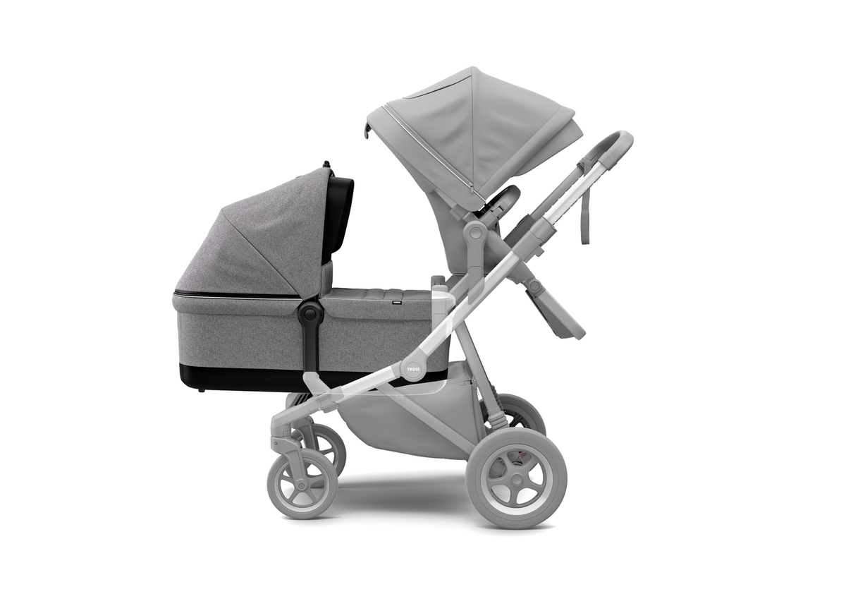 Thule Sleek Bassinet Grey Melange f ray