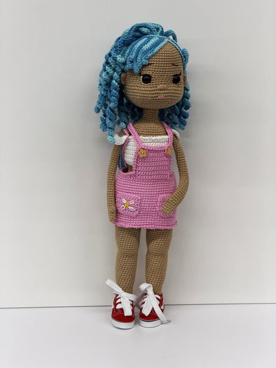 Blue Hair Doll (40cm)