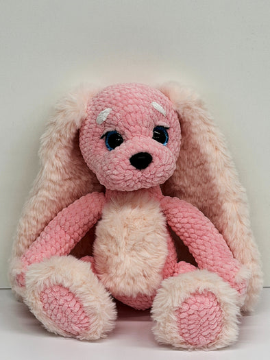 Pink Fur Dog (29cm)