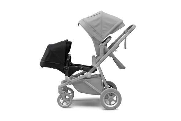 Thule Sleek Sibling Seat | Black on Black